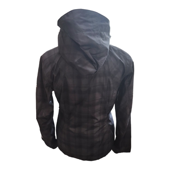 Columbia Whirlbird Interchangable Jacket (SHELL ONLY) Green/Black Plaid, W XS - Picture 13 of 16